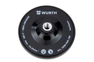 Haftteller Schleifscheibe mit robustem Gewebe und Klettverschluss für Schleifmaschinen.