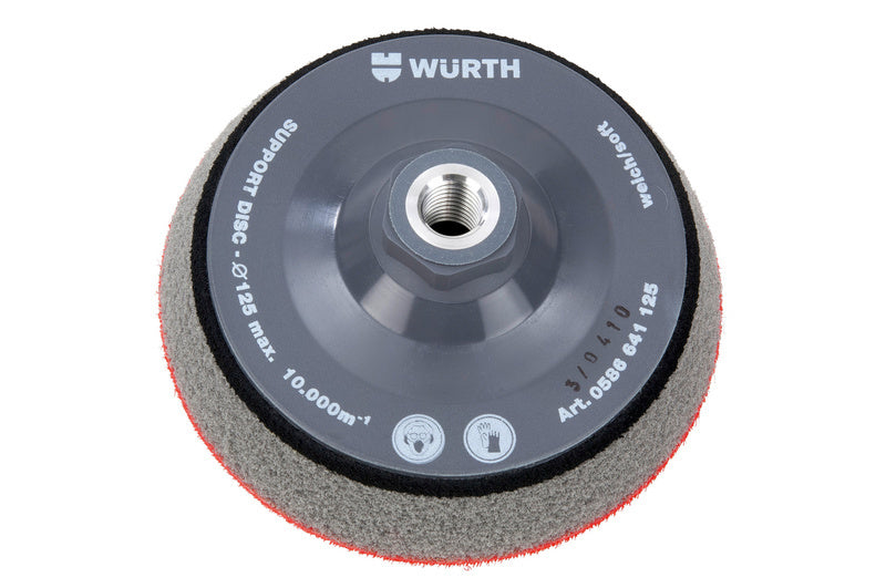 Haftteller Schleifscheibe mit robustem Gewebe, ideal für Schleif- und Polieranwendungen.