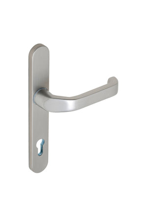 Aluminium Türdrücker für Rohrrahmentüren mit modernem Design und robuster Konstruktion.