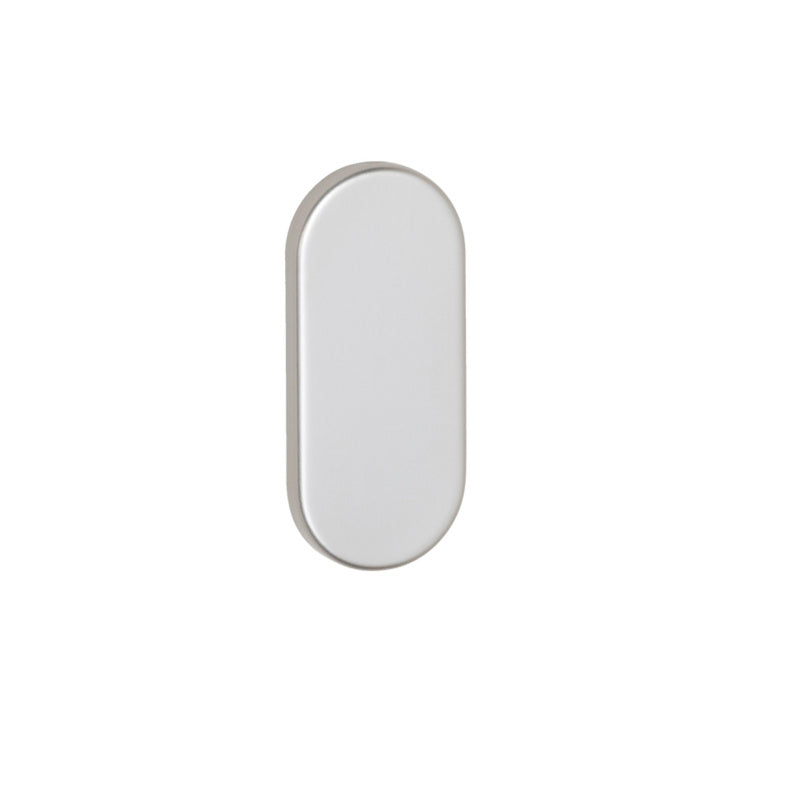 Aluminium door handle TD-ALU-OVAL-ROS with an elegant oval design for tube frame doors.