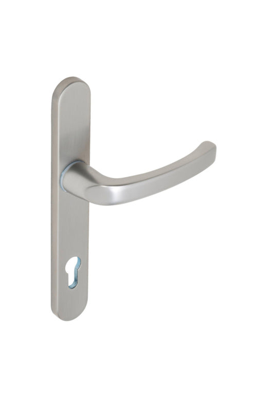 Türdrücker aus Aluminium für Rohrrahmentüren mit ergonomischem Griff und kratzfester Oberfläche.