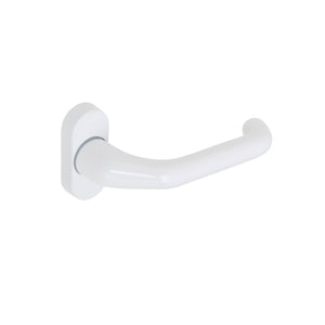 Aluminium door handle TD-ALU-AL930-OVAL with an elegant oval design for tube frame doors.