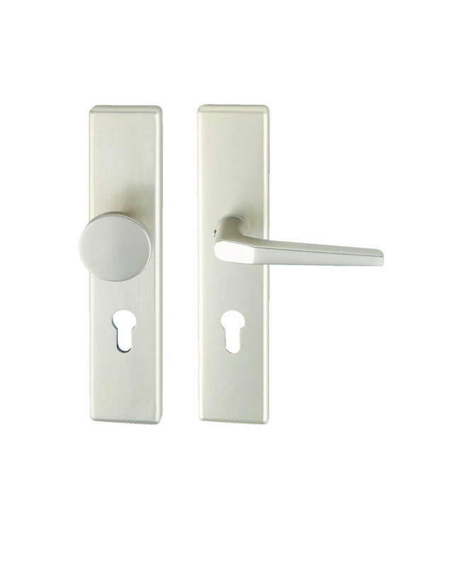 Schutzbeschlag aus Aluminium SBS-ALU-S31 mit korrosionsbeständiger Beschichtung für Türen und Fenster.