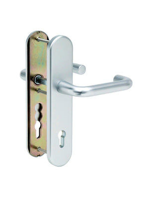 Aluminium Schutzbeschlag SBS-ALU-S40 in silber mit robustem, wetterfestem Design.