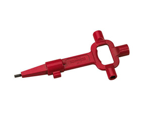 Profilzylinder Zubehör in leuchtend roter Farbe, robust und für verschiedene Türsysteme geeignet.