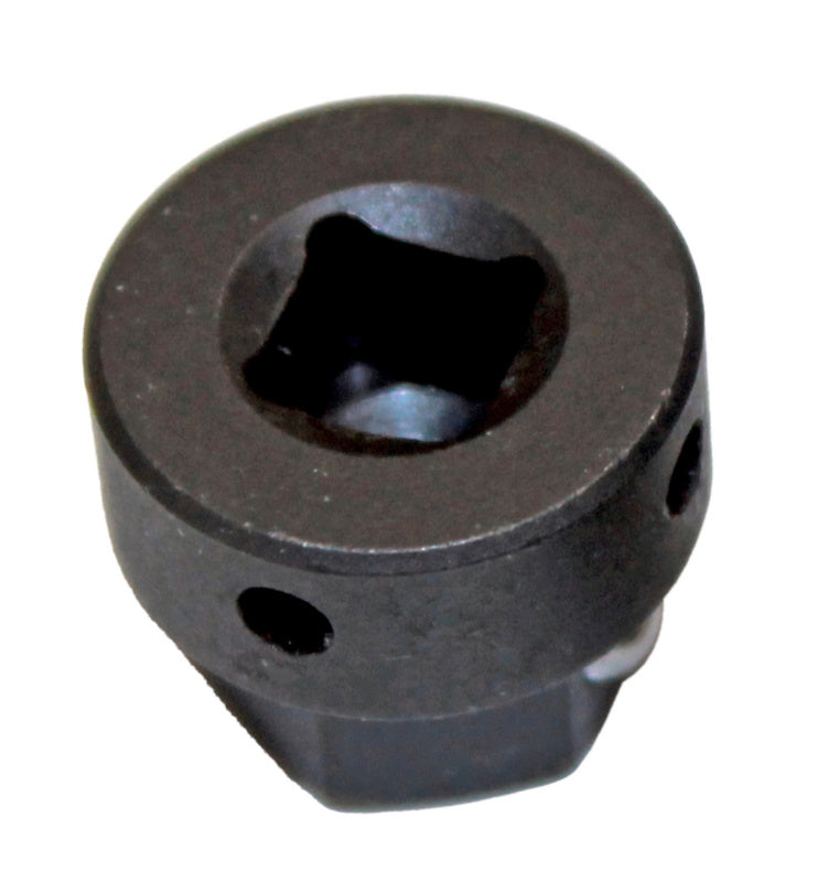 A metal adapter with M12x1.25mm threading for connecting components.
