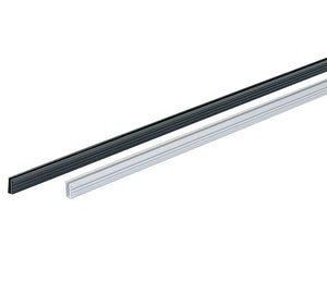 Schiebetürbeschlag in Dunkelbraun, geeignet für moderne und klassische Türprojekte.