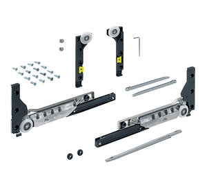 Schiebetürbeschlag Hettich SHIEBTRBSHLG-SLIDELINE-M aus Metall für Holz- und Glas-Schiebetüren