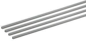 Schiebetürbeschlag von Hettich mit 2500 mm Länge, inklusive Montageset und Zubehör.