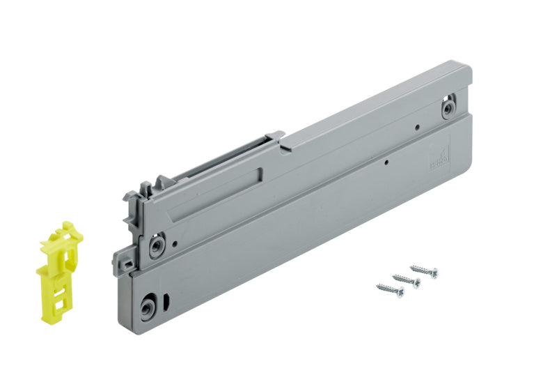 Schiebetürbeschlag-Set von Hettich mit robusten Metallteilen für einfache Montage und langlebige Nutzung.