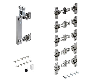 Schiebetürbeschlag für Falttüren von Hettich in modernem Design und robuster Bauweise.