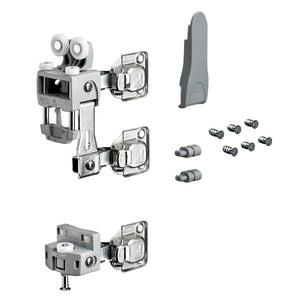 Schiebetürbeschlag für Falttüren mit robusten Aluminiumprofilen und Gleitführungen.