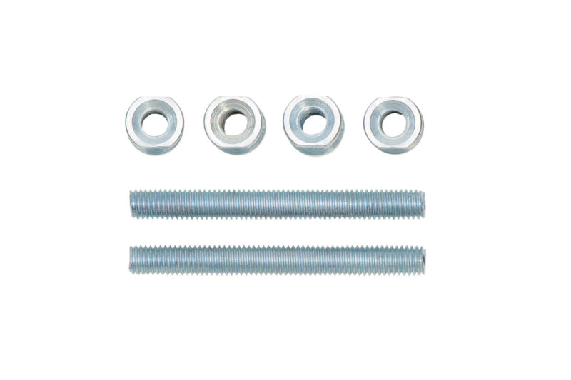 Stoßgriff-Befestigungssatz mit Schrauben, Unterlegscheiben und Dübeln für verschiedene Materialien.