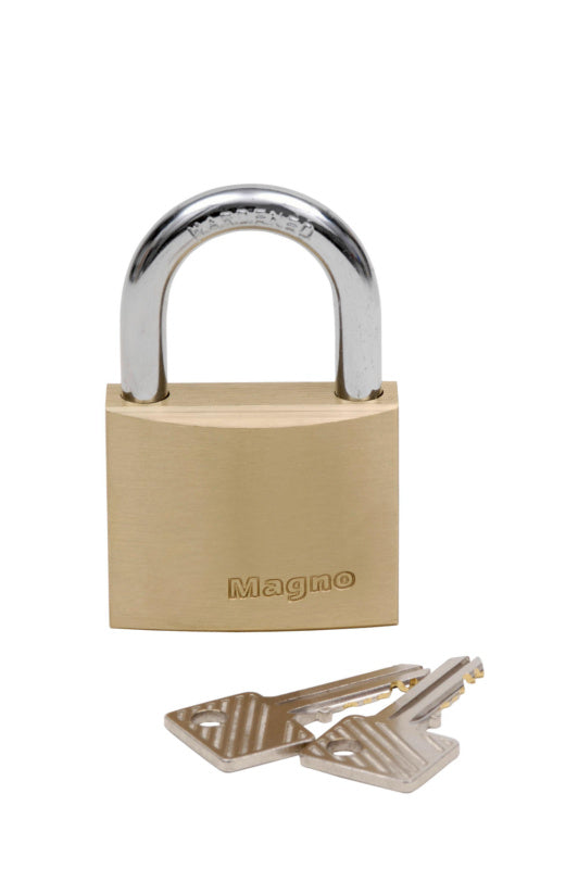 Robustes Vorhängeschloss MAGNO-MS-GS3-(W3)-60MM aus Hochleistungsstahl mit zwei Schlüsseln.