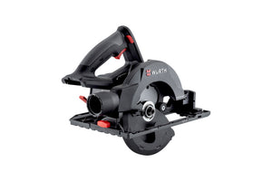 Handkreissäge Akku mit schwarzem und rotem Gehäuse und integriertem Akkugriff.