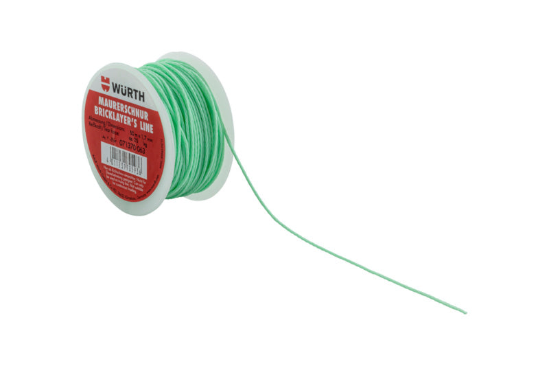 Maurerschnur-MAURSHNR-D1,0MM-L50M-9KG     Verpackungsinhalt    12 Einheit