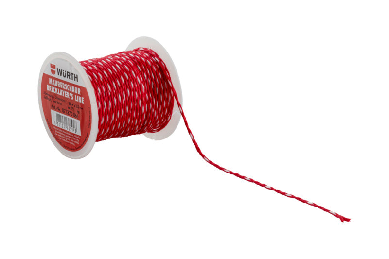 Maurerschnur-MAURSHNR-D2,0MM-L50M-60KG     Verpackungsinhalt    6 Einheit