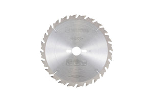 Kreissägeblatt für Holz mit scharfen Zähnen und 30 mm Bohrdurchmesser für präzise Schnitte.