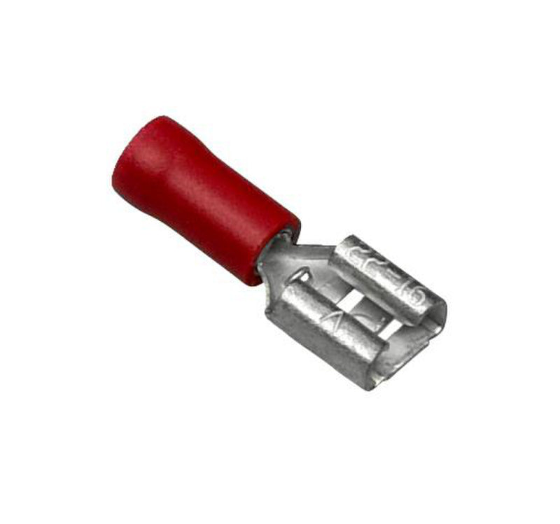 FLACHSTECKHUELSEN-DIN46245-6,3X0,8-ROT