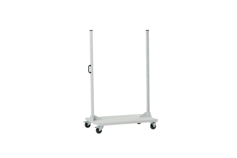 Fahrwagen Lochplattensystem-FAHRWG-LOPL-2SEIT-LEER-2X3L-RAL7035     Verpackungsinhalt    1 Einheit