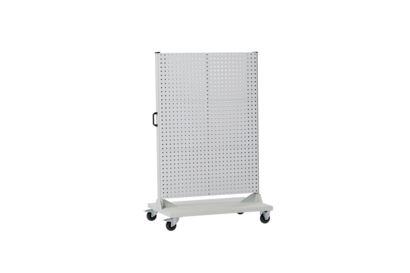 Fahrwagen Lochplattensystem-FAHRWG-LOPL-2SEIT-2X3L-RAL7035/7035     Verpackungsinhalt    1 Einheit