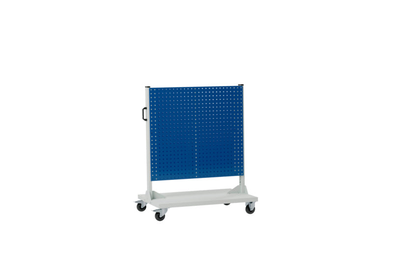 Fahrwagen Lochplattensystem-FAHRWG-LOPL-2SEIT-2X2L-RAL7035/5010     Verpackungsinhalt    1 Einheit