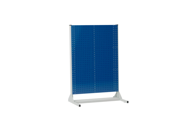 Standregal-Lochplattensystem-STANDRGL-LOPL-1SEIT-3L-RAL7035/5010 - Marktplatz24
