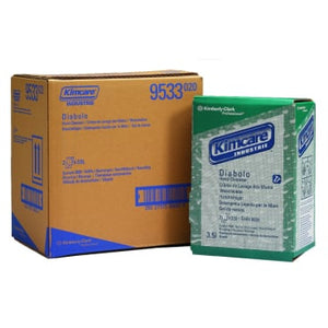 Zwei 3,5-Liter-Flaschen Kimcare Industrie Diabolo Handreiniger.