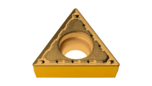 TC Wendeschneidplatte mit präzisen Schneidkanten und robuster Beschichtung für Metallbearbeitung.