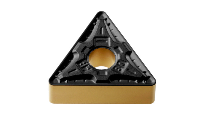 TN Wendeschneidplatte aus Karbid mit Wendeoption und spezieller Geometrie für Metallbearbeitung.