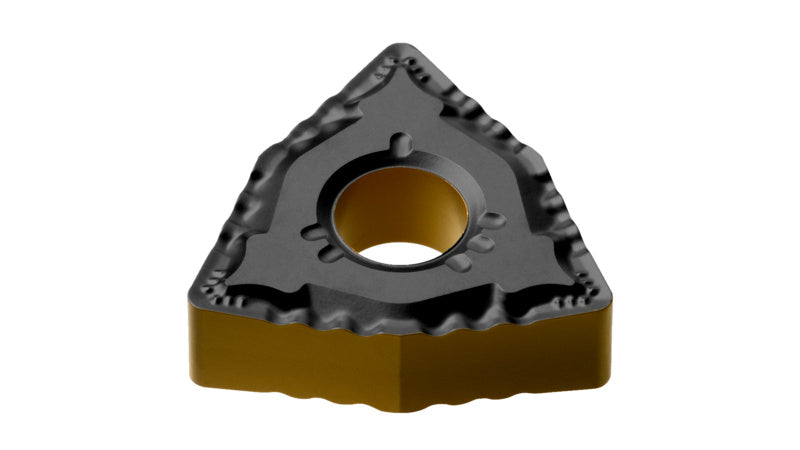 Die WN Wendeschneidplatte WNMG080404 ist eine quadratische, beschichtete Schneidplatte für Metallbearbeitung.