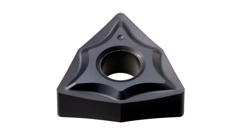 Wendeschneidplatte WNMG080412 aus Hartmetall mit innovativer Beschichtung für präzises Drehen.
