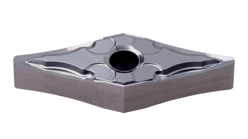 Wendeschneidplatte WENDESHNDPL mit innovativer Beschichtung und spezieller Geometrie für Metallbearbeitung.