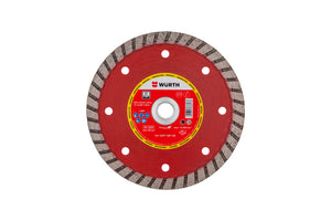 Runde Diamanttrennscheibe TSHB DIA BAUSTELLE in verschiedenen Größen für Bauanwendungen.