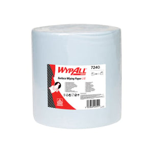WYPALL L10 Extra+ blue surface wiping paper roll, 38x33cm