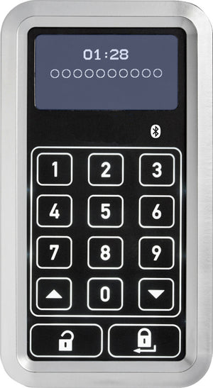 Silbernes Türschlossantrieb-Zubehör mit moderner Technologie und einfacher Installation.