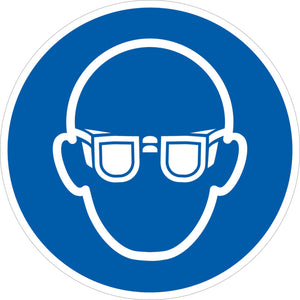 Gebotsschild mit Hinweis auf Atemschutz, wetterfest und für Innen- und Außenbereich geeignet.