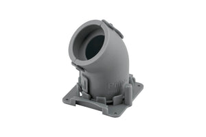 Wanddekorationselement mit 30 Grad Winkel und 80 mm Höhe, verpackt in 50 Einheiten.