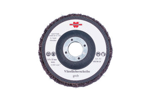 Schleifscheibe Vlies SHLFSHB VLI mit innovativer Struktur für effizientes Schleifen von Metallen.