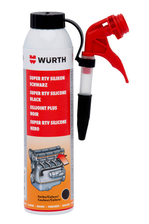 Hochtemperatur-Silikondichtmasse in einer Kartusche, ideal für verschiedene Anwendungen.