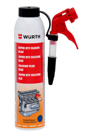 Hochtemperatur-Silikondichtmasse in einer Kartusche, geeignet bis 300°C für flexible Dichtungen.