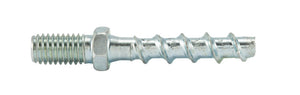 A pack of 100 DBL-(W-BS/ST)-(A2K)-SW10-M8X16-20-6X55 VP fasteners in a clear container.