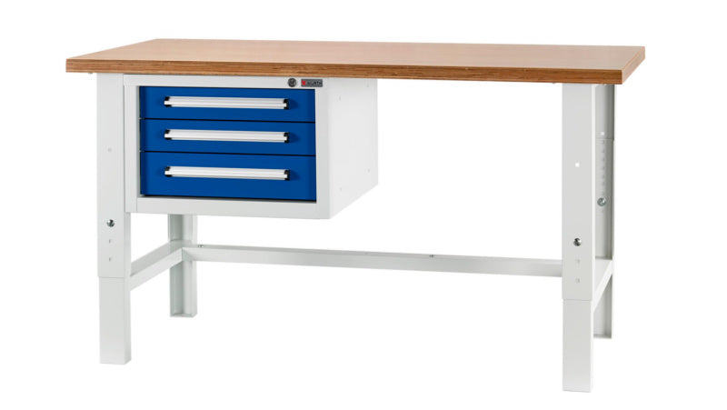 Werkbank stationär-WRKBANK-STA-BASIC-WUSK2/3-VRSTLBR-1500MM     Verpackungsinhalt    1 Einheit