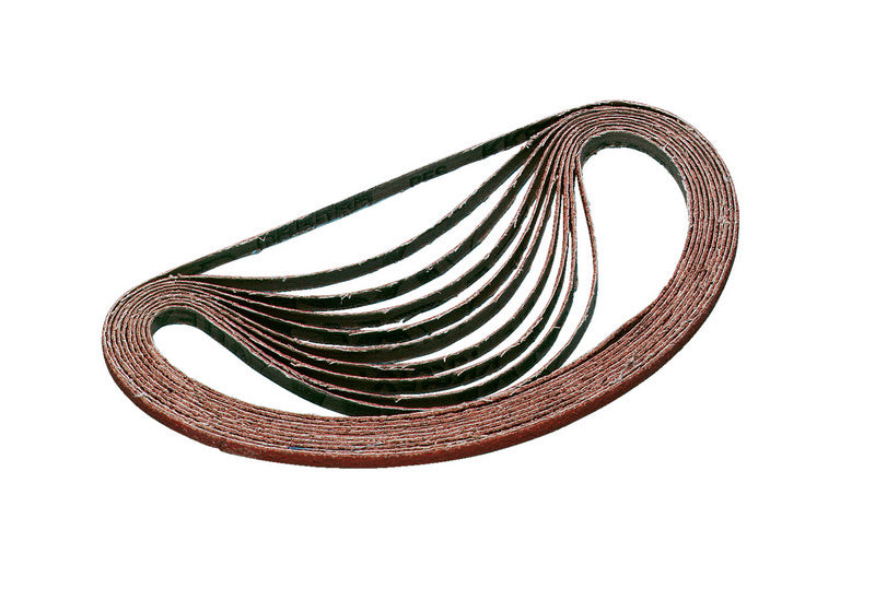 Schleifband aus robustem Gewebe mit K120 Körnung für präzises Schleifen und glatte Oberflächen.