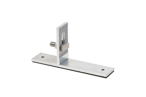 Aluminium Montagewinkel in Zebra-Optik für Solaranlagen, 9 mm lang, 138x30x5 mm, 20 Stück Packung.