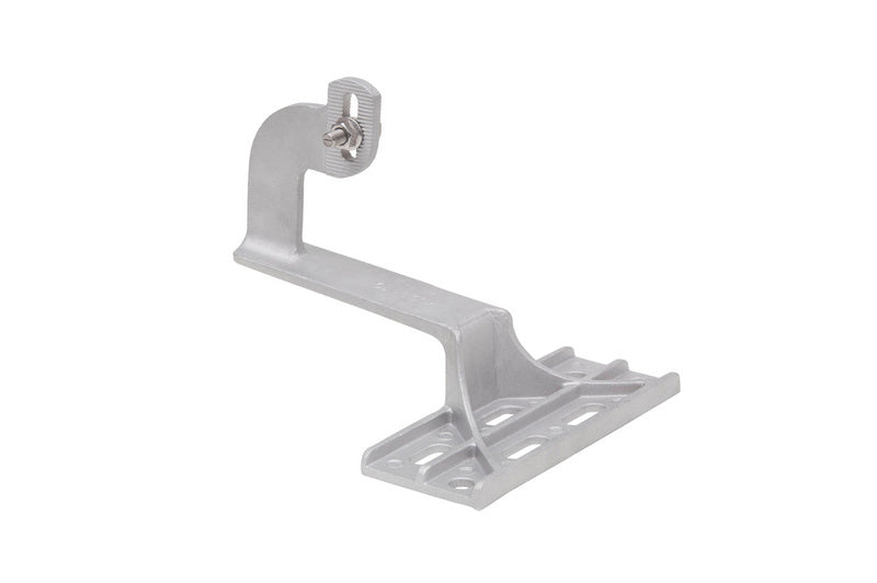 Aluminium Dachhaken für Solaranlagen, Modell DHA-ZEBRA, Größe 180x70 mm, Packung mit 20 Stück.