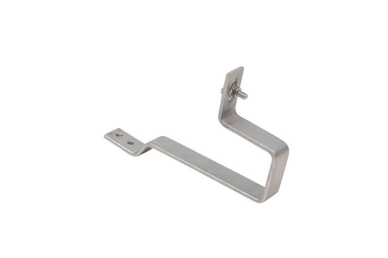 Dachhaken aus Edelstahl A2, 30x6 mm, für die Befestigung von Solarmodulen auf Dächern.