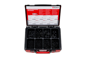 Kabeltülle Sortiment mit verschiedenen Größen und neutralen Farben für Kabelmanagement.