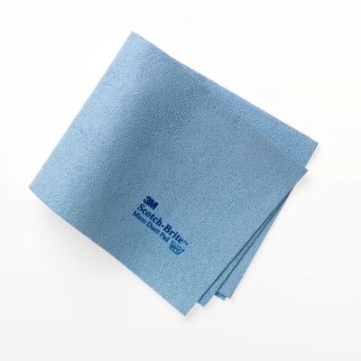 Ein blaues Scotch-Brite Micro Duett Pad von 3M.