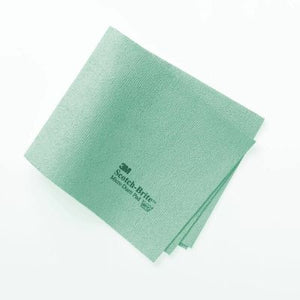 Grünes Scotch-Brite Micro Duett Pad aus Mikrofaser, 32x40cm.